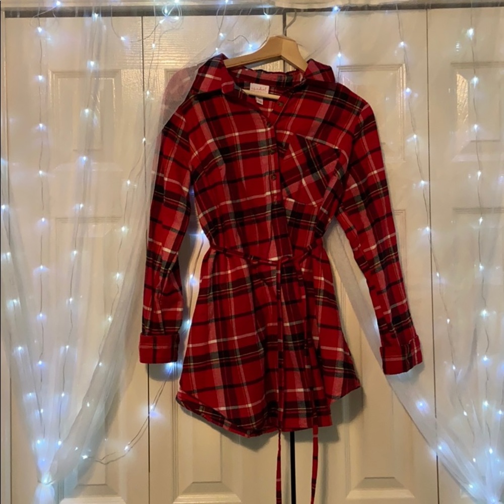 Long flannel shirt or dress